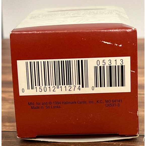 1994 HALLMARK KEEPSAKE ORNAMENT QX531-3 CAT NAPS COOKIE JAR - Picture 3 of 7